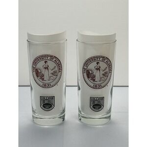 VTG 1994 University of Alabama National Championships Crimson Tide Glasses Set 2